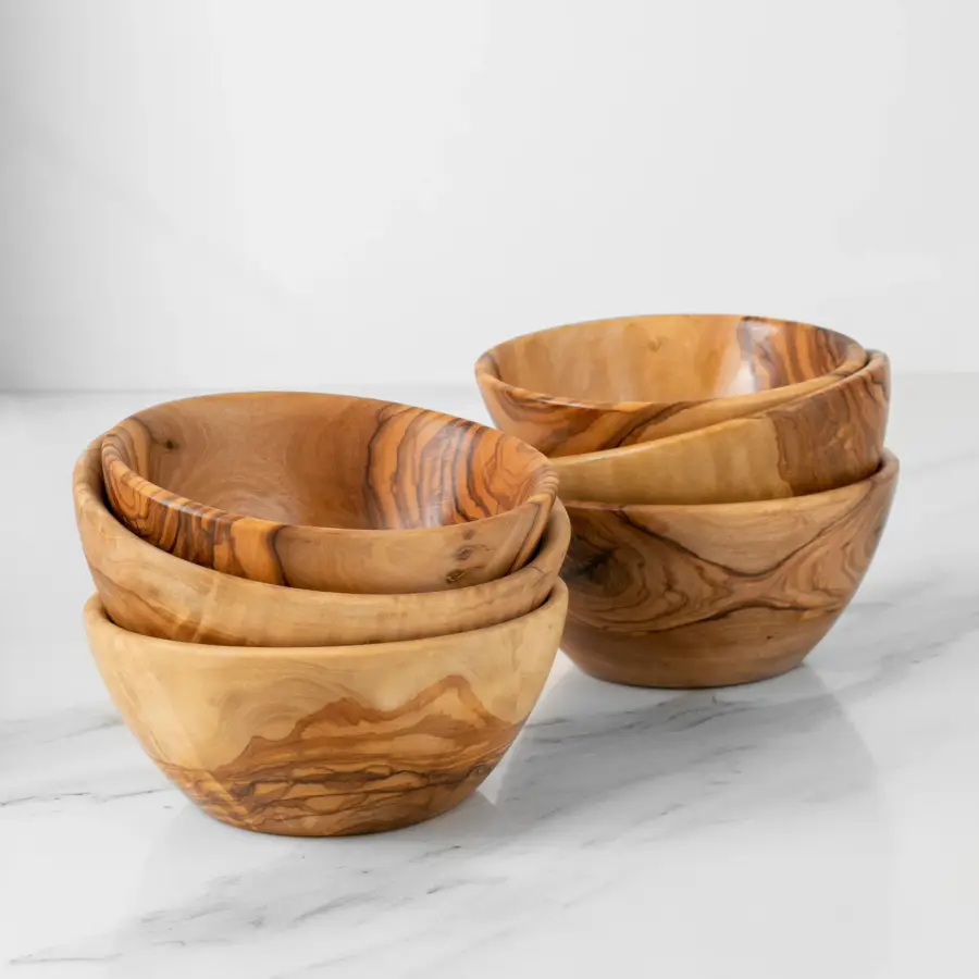 olive wood small regular bowl