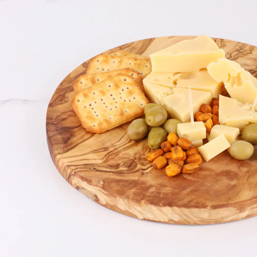 olive wood round board