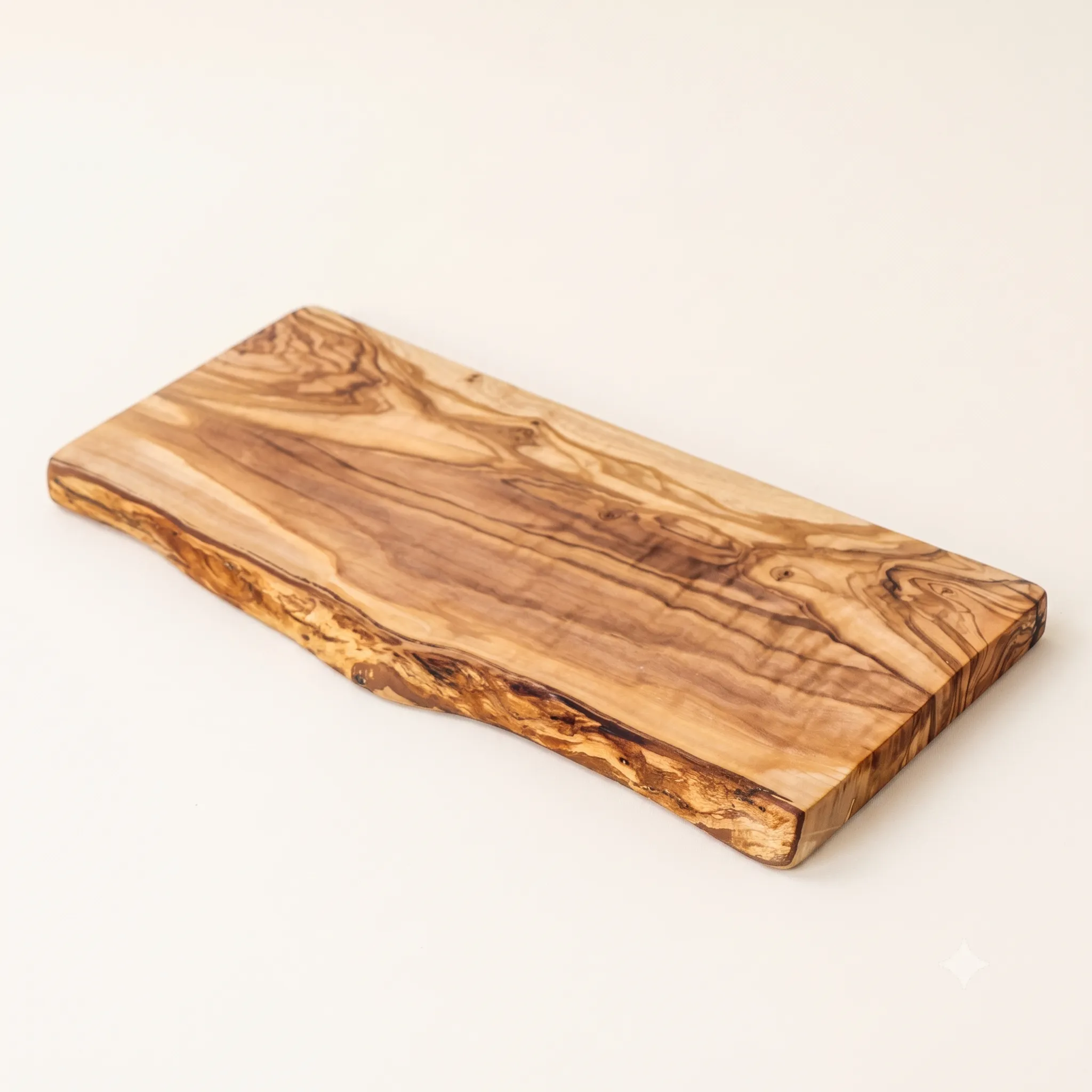 olive wood rectangular rustic board