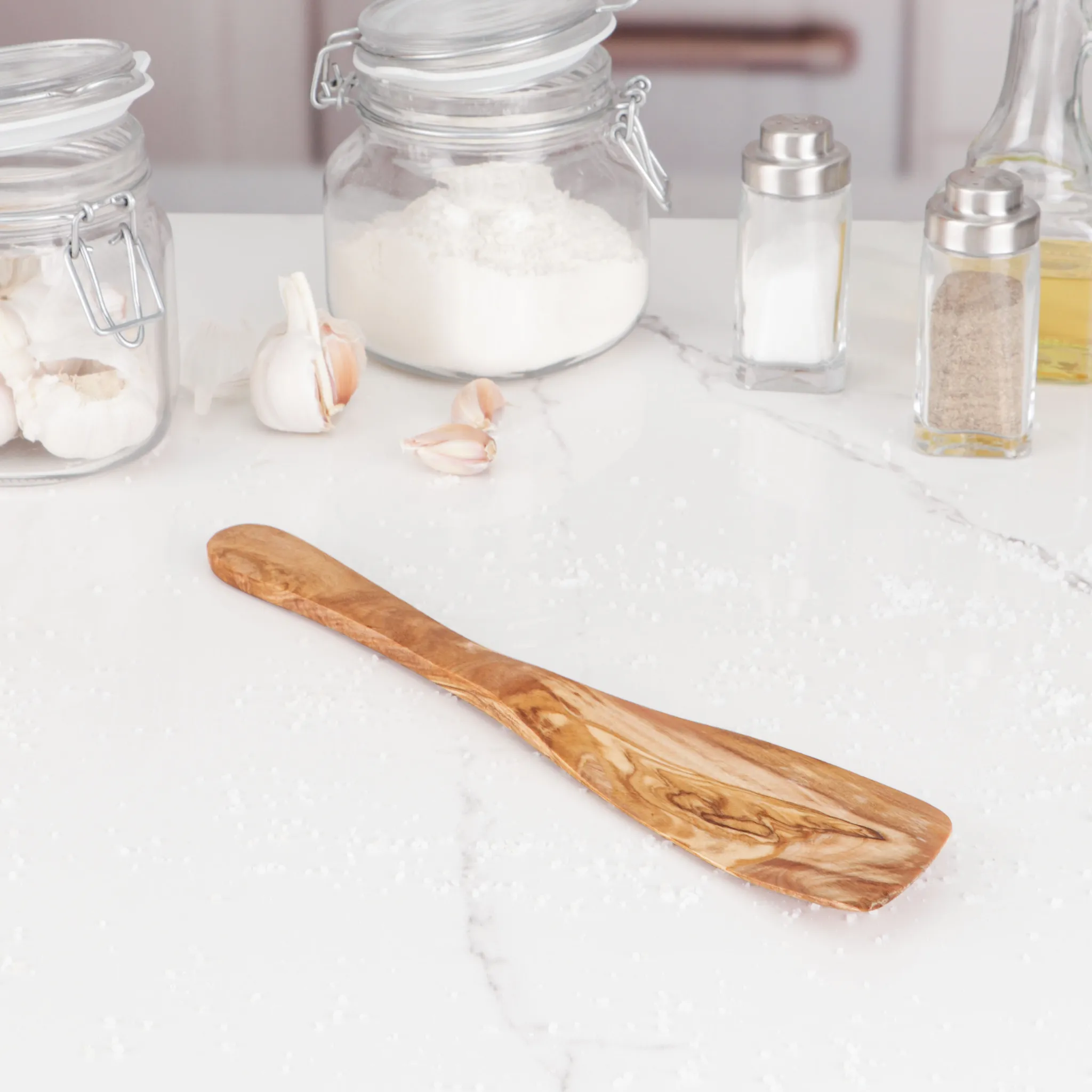 olive wood large spatula