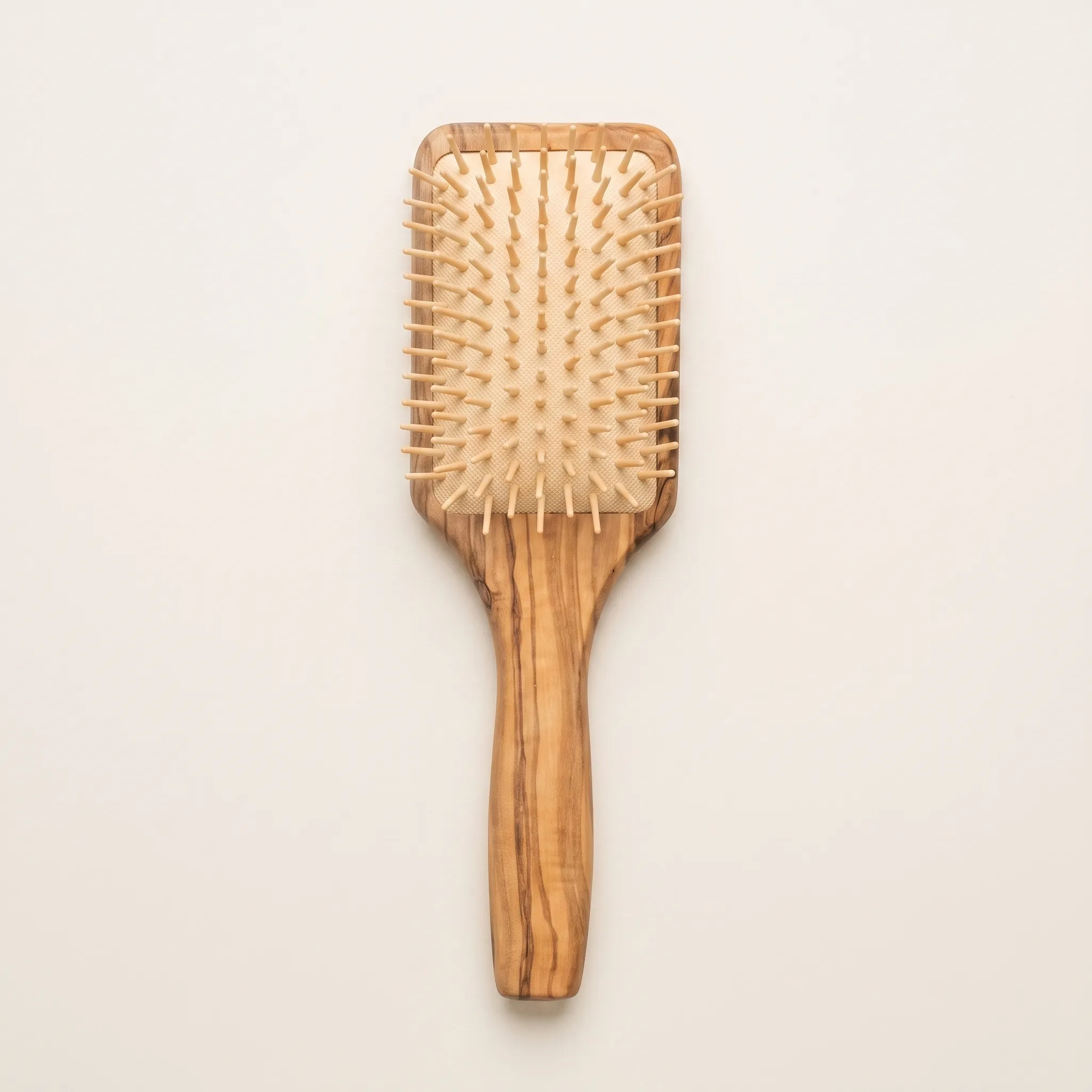 olive wood hair brush