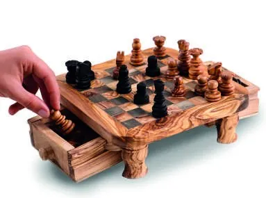 Chess & Board Games — olive wood