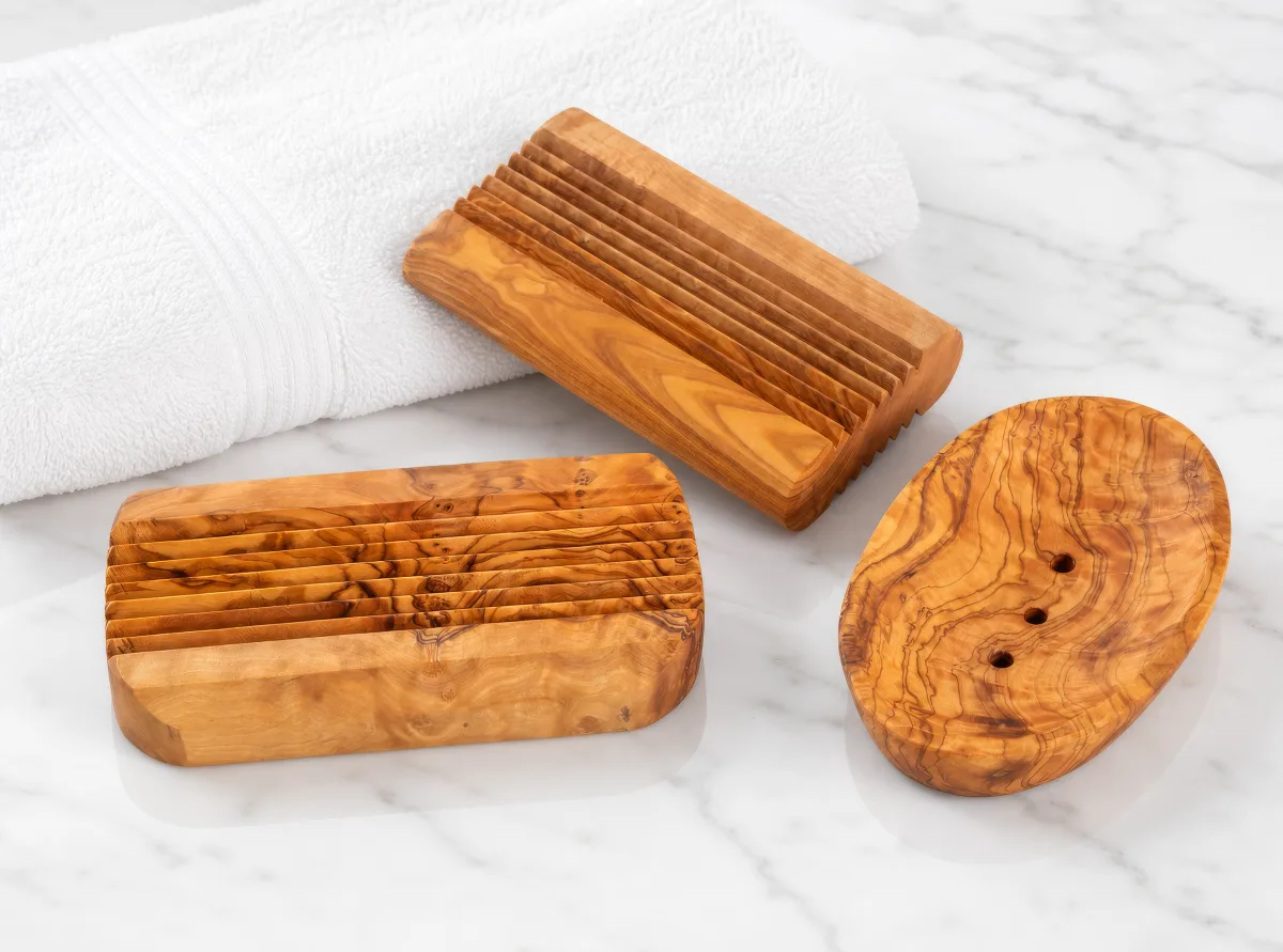Bain et beauté en bois d’olivier — olive wood