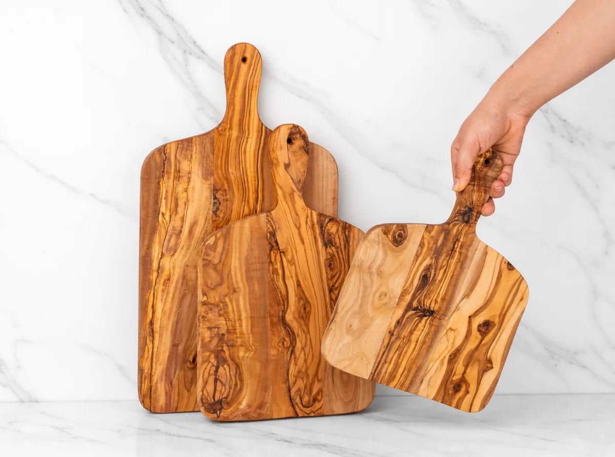Planches à découper en bois d’olivier — olive wood